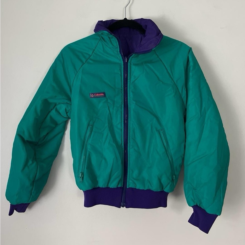 Vintage Columbia Reversible Puffer
